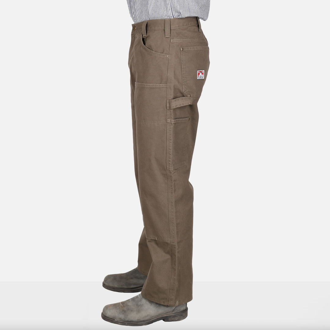 Canvas Double Knee Carpenter Pants - Charcoal