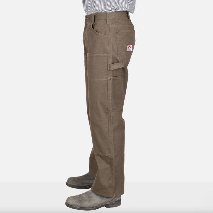 Canvas Double Knee Carpenter Pants - Charcoal