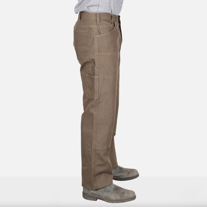 Canvas Double Knee Carpenter Pants - Charcoal